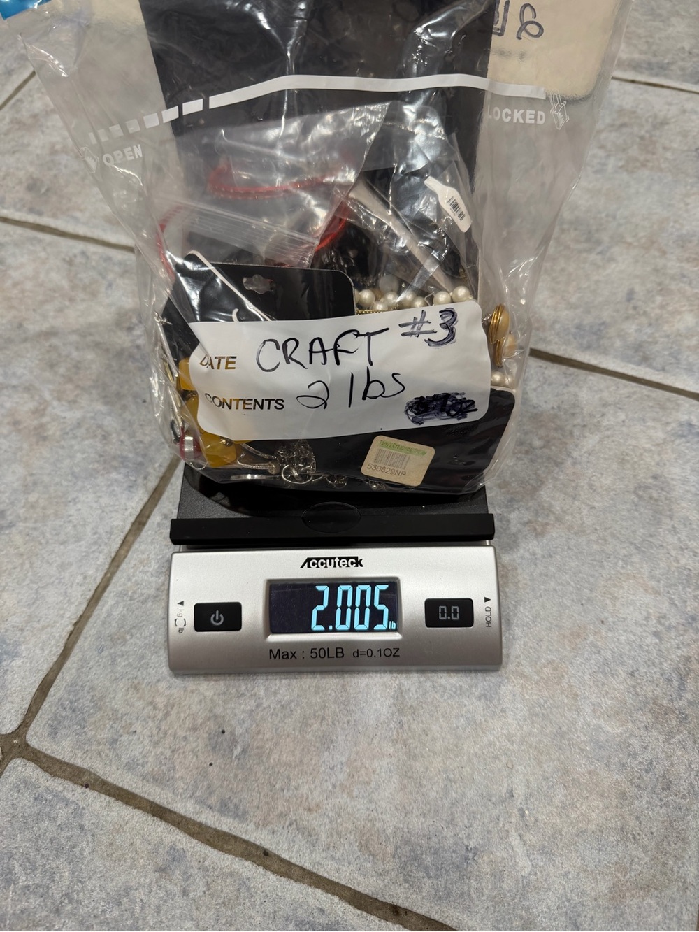 2 lb Craft Jewelry Mixed Lot Some wearable Bracelet Earrings Chains